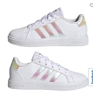 Adidas Grand Court 2.0 kids tennis shoes women size 7